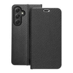 Etui z klapką na Samsung A54 5G Luna Book Carbon czarne