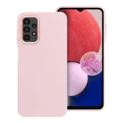 Etui na Samsung A13 4G Frame pudrowy róż