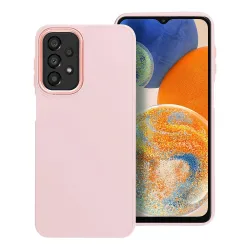 Etui na Samsung A23 5G Frame pudrowy róż