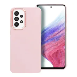 Etui na Samsung A33 5G Frame pudrowy róż