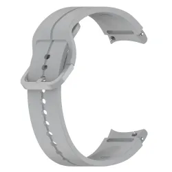 Pasek silikonowy do SAMSUNG Watch 4 / 5 szary (4)