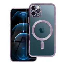 Etui na iPhone 11 PRO Electro Mag Cover zgodne z MagSafe fioletowy
