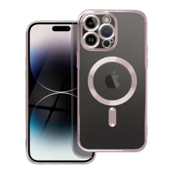 Etui na iPhone 14 PRO Electro Mag Cover zgodne z MagSafe złoto różowe