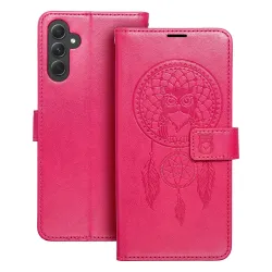 Etui z klapką na Samsung A14 4G / A14 5G Mezzo Book łapacz snów magenta