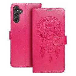 Etui z klapką na Samsung A34 5G Mezzo Book łapacz snów magenta