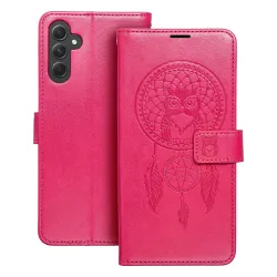 Etui z klapką na Samsung A54 5G Mezzo Book łapacz snów magenta