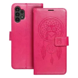 Etui z klapką na Samsung A13 4G Mezzo Book łapacz snów magenta