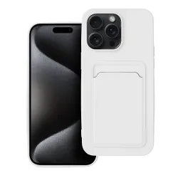 Etui na iPhone 15 PRO MAX Card Case białe