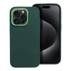 Etui na iPhone 15 PRO Frame zielone