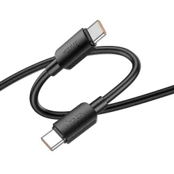 Kabel USB C do USB C Hoco PD 6A 100W 1 m X96 czarny