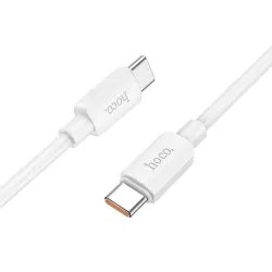Kabel USB C do USB C Hoco PD 6A 100W 1 m X96 biały
