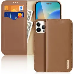DUX DUCIS kabura HIVO do IPHONE 15 Pro brązowa