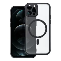 Etui na iPhone 12 PRO Full Matte Mag Cover zgodne z MagSafe czarne