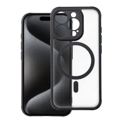 Etui na iPhone 15 PRO Full Matte Mag Cover zgodne z MagSafe czarne