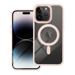 Etui na iPhone 14 PRO MAX Color Edge Mag Cover zgodne z MagSafe różowe