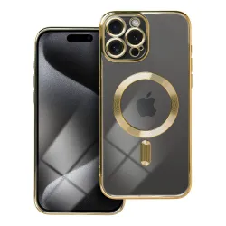 Etui na iPhone 15 PRO MAX Electro Mag Cover zgodne z MagSafe złote