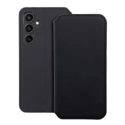 Etui z klapką na Samsung S23 FE Dual Pocket Book czarne