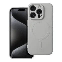 Etui na iPhone 15 PRO Silicone Mag Cover zgodne z MagSafe (camera protection) tytanowy