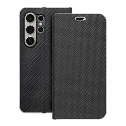 Etui z klapką na Samsung S24 ULTRA Luna Book Carbon czarne