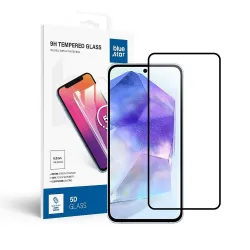 Szkło hartowane 5D Full Glue do Samsung A55 5G / S25 FE / S26 FE (case friendly) Blue Star czarne