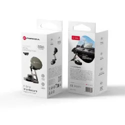 Uchwyt na telefon do samochodu magnetyczny Forcell F-Grip IronSecure do szyby / deski czarny