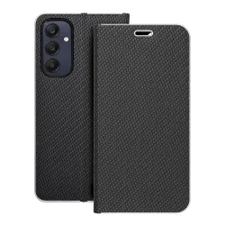 Etui z klapką na Samsung A25 5G Luna Book Carbon czarne