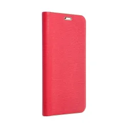 Etui z klapką na Samsung A25 5G Luna Book Gold czerwone