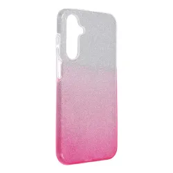 Etui na Samsung A25 5G Shining transparentne różowe