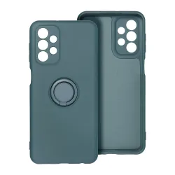 Etui na Samsung A35 5G Silicone Ring zielone
