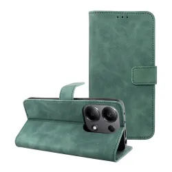 Etui z klapką na Xiaomi Redmi NOTE 13 PRO 4G / POCO M6 PRO 4G Tender Book zielone