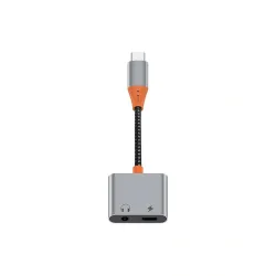 WiWU - Audio adapter LT10 Typ C do Typ C + 3.5mm