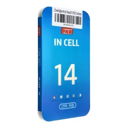 Wyświetlacz do iPhone 14 z ekranem dotykowym czarnym (ZY-LTPS) IC Transferable