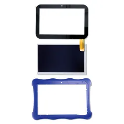 Ekran dotykowy + wyświetlacz + ramka przód do tabletu Hoco A9 PRO 7"