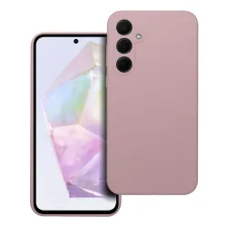 Futerał SILICONE 2mm do SAMSUNG A35 5G pudrowy róż