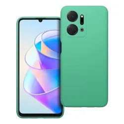 Etui na Honor X7A Silicone 2mm (camera protection) miętowe