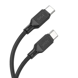 Kabel USB C do USB C Hoco 3A 60W 1 m X90 czarny