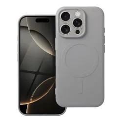 Etui na iPhone 16 PRO Silicone Mag Cover zgodne z MagSafe (camera protection) tytanowy
