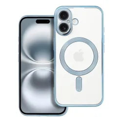 Etui na iPhone 16 Electro Mag Cover zgodne z MagSafe niebieskie