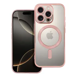 Etui na iPhone 16 PRO Electro Mag Cover zgodne z MagSafe złoto różowe