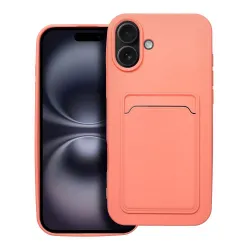 Etui na iPhone 16 PLUS Card Case różowe