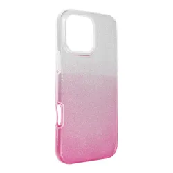 Etui na iPhone 16 PRO MAX Shining transparentne różowe