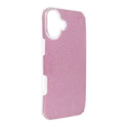 Etui na iPhone 16 PLUS Shining różowe