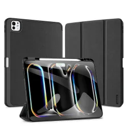 DUX DUCIS etui DOMO składane z miejscem na rysik do iPad Pro 13 (2024) czarne