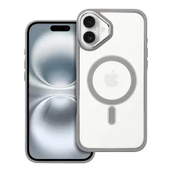 Futerał COLOR EDGE MAG COVER kompatybilny z MagSafe do IPHONE 16 Plus tytanowy szary