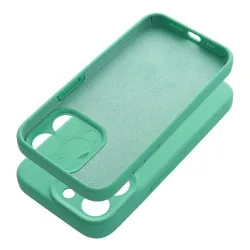 Etui na iPhone 16 PLUS Silicone 2mm (camera protection) miętowe
