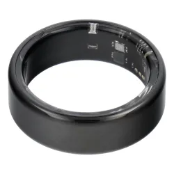 Smart Ring R11M- inteligentny pierścień ze stali ze stacją ładującą rozmiar 8 (18,1mm) czarny