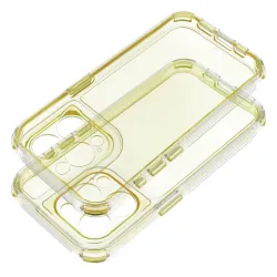 Etui na iPhone 16 PLUS Matrix Clear żółte