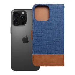 Etui z klapką na iPhone 16 PRO MAX Jeans Book niebieskie