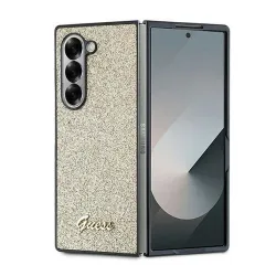 GUESS futerał do SAMSUNG Z Fold 6 GUHCZFD6HGGSHD (HC PU 4G Glitter Script) złoty
