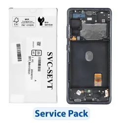 ServicePack Wyświetlacz LCD SAMSUNG S20 FE 4G 5G GH82-24219A Blue